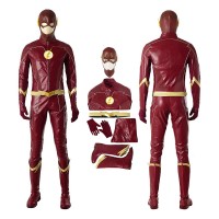 The Flash Season 4 Barry Allen Cosplay Costume Top Level  